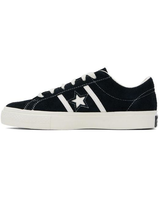 Converse Black One Star Academy Pro Suede Low Top Sneakers for men