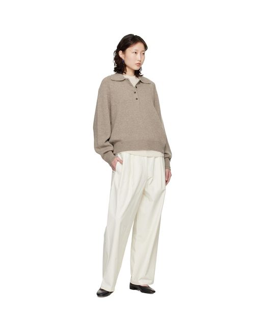 Cordera White Technical Tailored Trousers