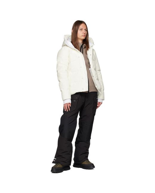 Canada Goose White Humanature Macmillan Down Jacket for men