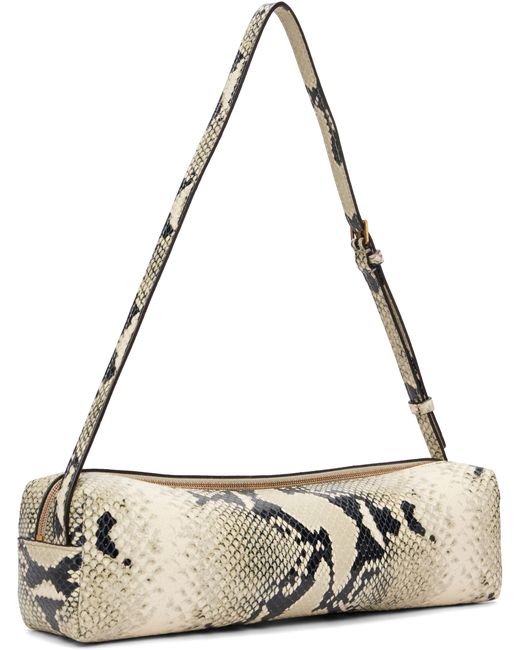 Sac À Bandoulière Kye Blanc Cassé Et Noir Khaite en coloris Metallic