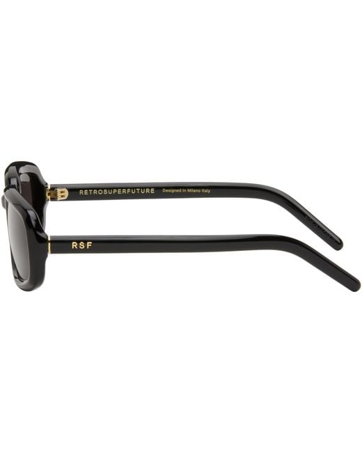 Retrosuperfuture Black Troll Sunglasses for men