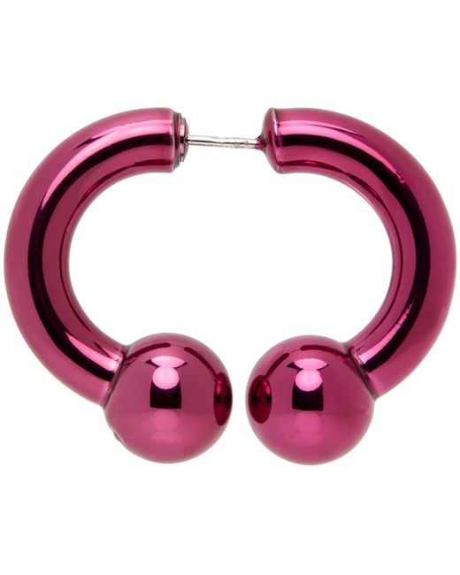 MM6 by Maison Martin Margiela Purple Pink Boule Single Earring