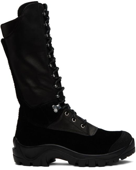 Our Legacy Black Tower Hiker Boots for men