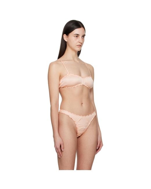 Shadowplay Multicolor Ruffled Bra