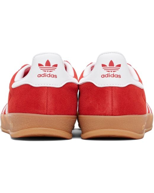 Adidas Originals Red Gazelle Indoor Sneakers for men