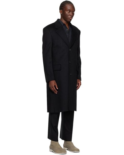 Our Legacy Black Dolphin Coat for men