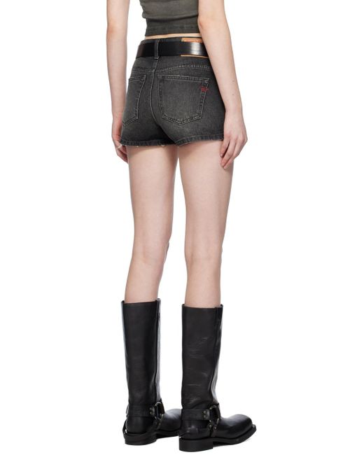 DIESEL Black De-yuba Denim Shorts