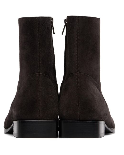 Fear Of God Black Suede Boots for men