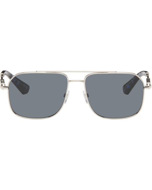 Burberry Black Metal Sunglasses for men