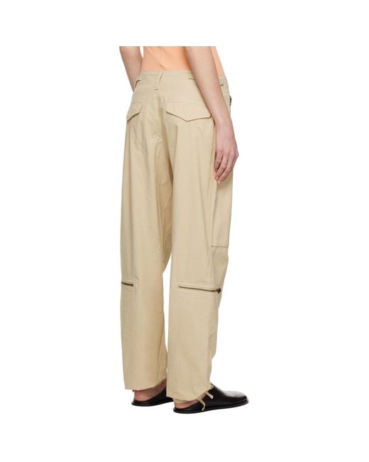 Rag & Bone Natural Kai Flight Trousers