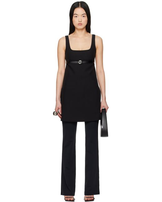 Coperni ブラック ベルト テーラード ミニワンピース Black