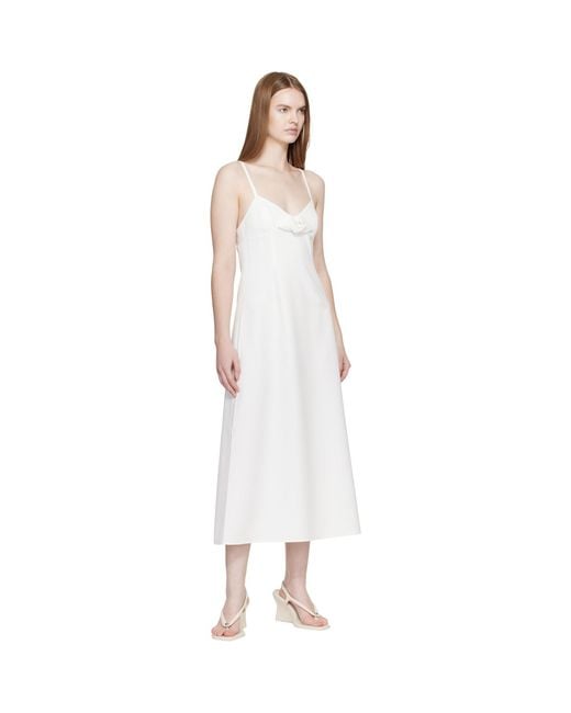Sandy Liang Black Pilton Midi Dress