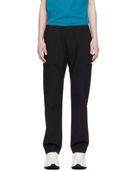 PS by Paul Smith Black Drawstring Cargo Pants for men