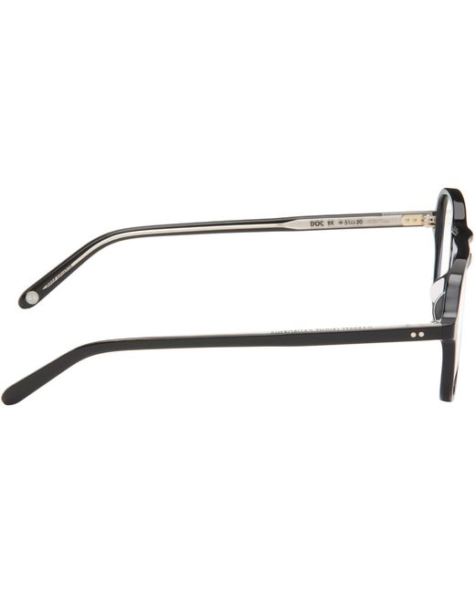 Garrett Leight Brown Doc Glasses for men