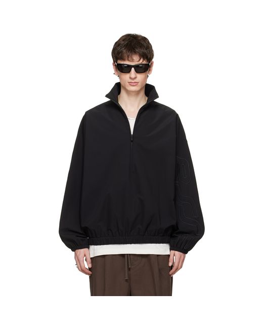 Fear Of God Black Active Trace Half Zip Track Jacket for men