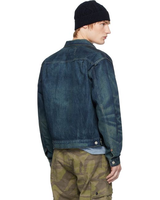 RRL Westview Trucker Denim Jacket in Blue for Men | Lyst UK