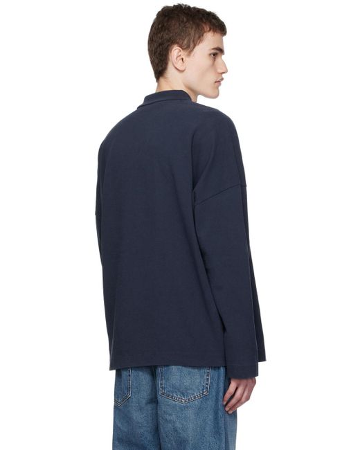 A.P.C. Blue Jw Anderson Edition Murray Polo for men