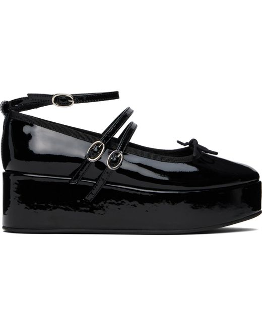 Repetto Black Cendrillon Platform Heels