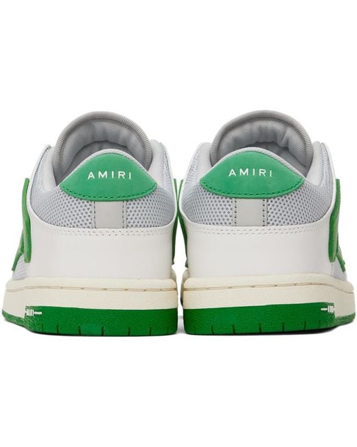 Amiri Green Skel Low-top Sneakers for men