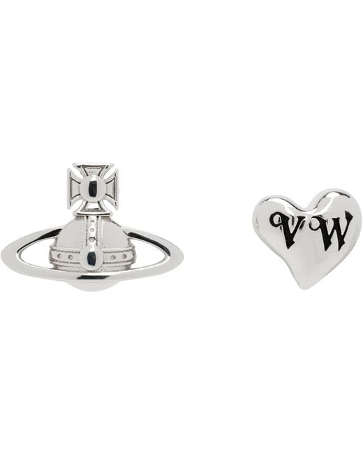 Vivienne Westwood Black Leodaria Earrings