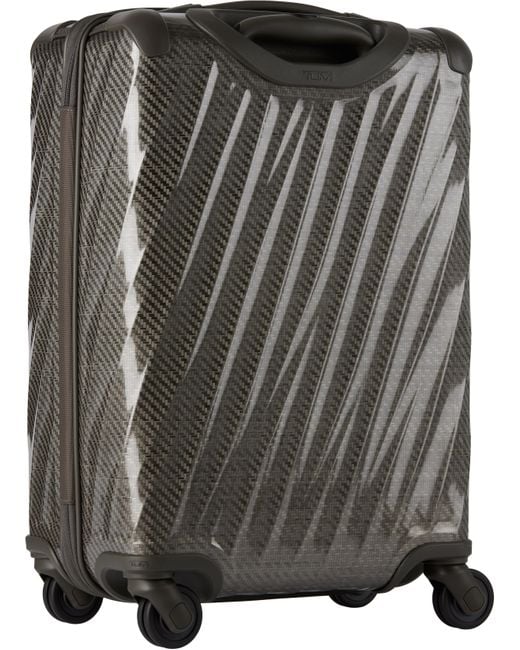 Tumi Black International 4 Wheeled Carry-On Suitcase for men