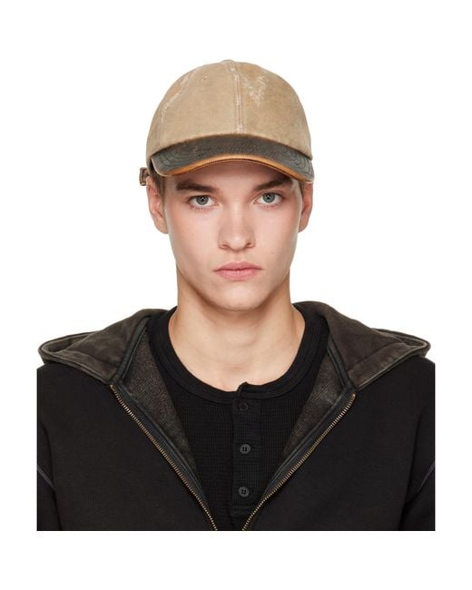MMIC Black Patina Brim Cap for men