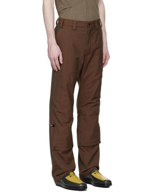 Pantalon tonino brun Kiko Kostadinov pour homme en coloris Brown