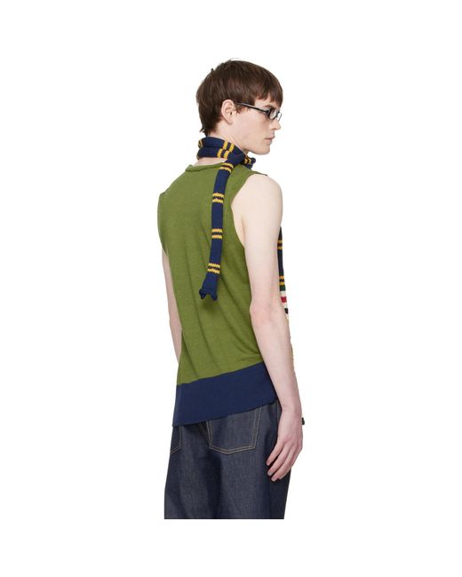 Débardeur Vortex Vert Edward Cuming pour homme en coloris Green