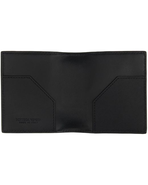 Bottega Veneta Black 15 Bi-Fold Bill Wallet for men