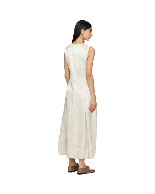Holzweiler Black Off- Luka Jacquard Maxi Dress