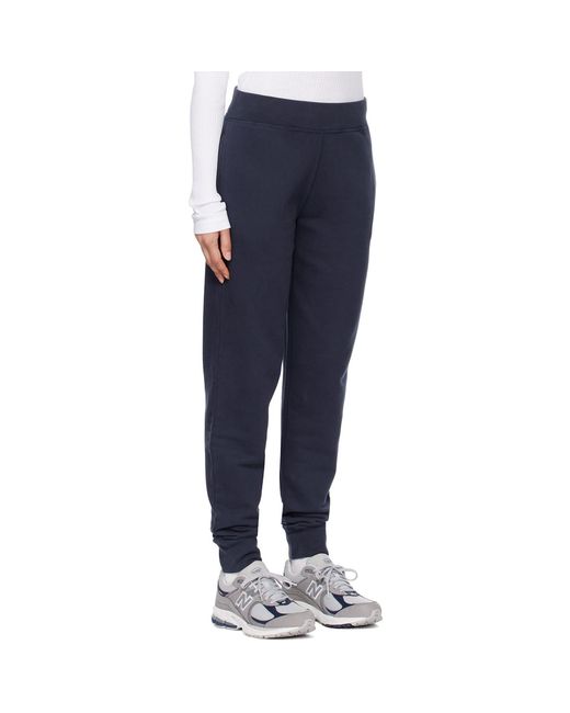 Sunspel Blue Relaxed-Fit Lounge Pants