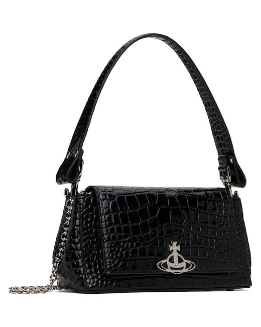 Vivienne Westwood Black Hazel Medium Hand Bag