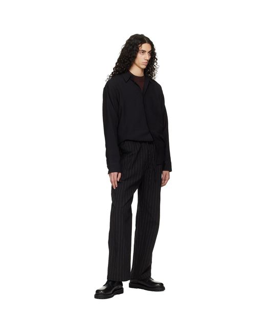 Studio Nicholson Black View Shirt for men