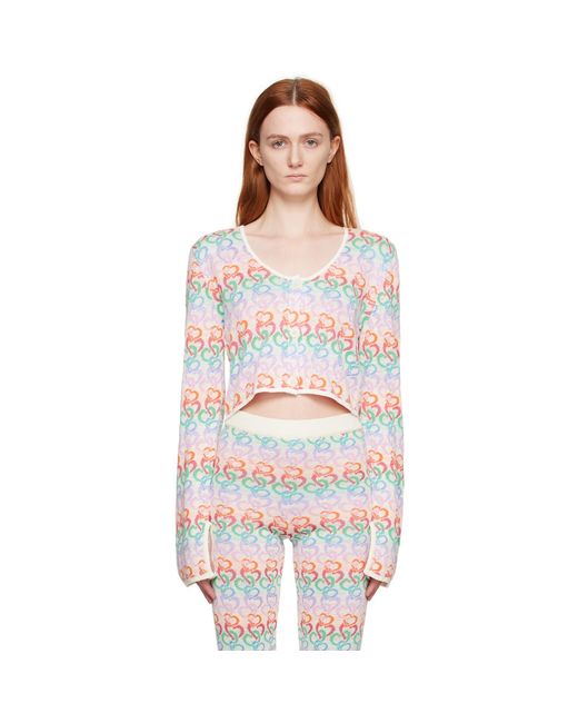 Marco Rambaldi Multicolor Heart Cardigan