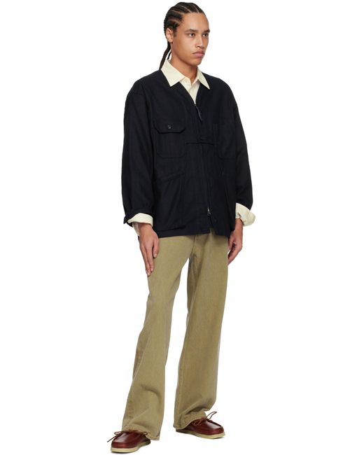 メンズ Clarks ブラウン Godney Mocc ローファー Black