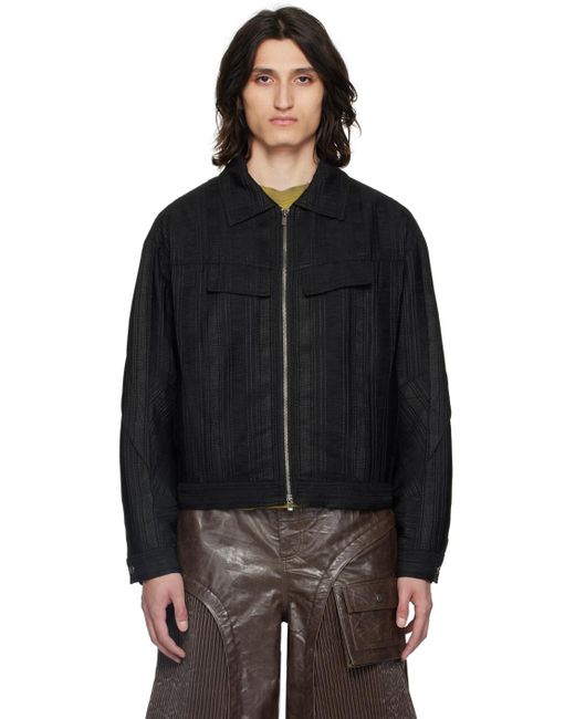 ANDERSSON BELL Black Fabrian Jacket for men