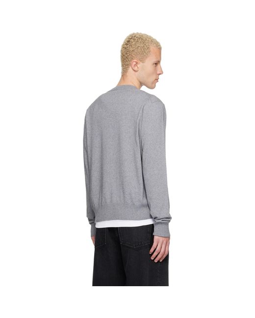 Vivienne Westwood Gray Alex Round Neck Sweater for men