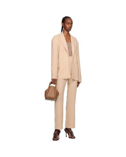 Paris Georgia Natural Ssense Work Capsule – Paneled Trousers