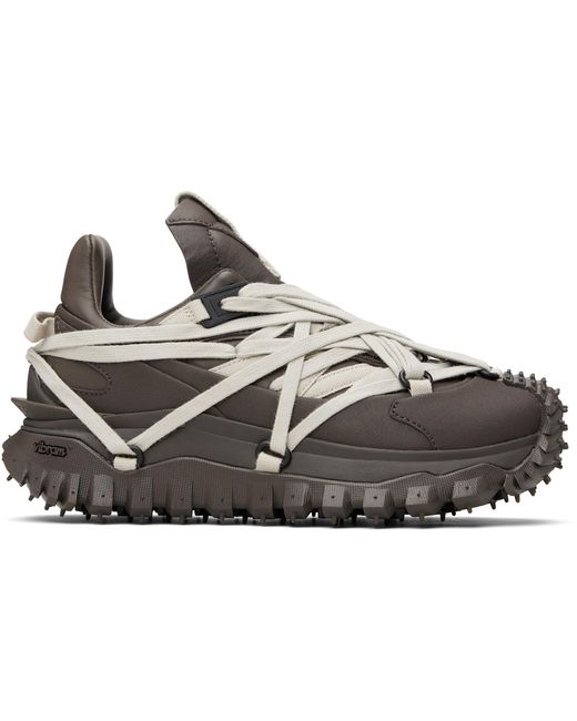 Rick Owens Black Moncler X Megalace Sneakers