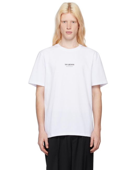 Han Kjobenhavn White Shadow Moon T-shirt for men