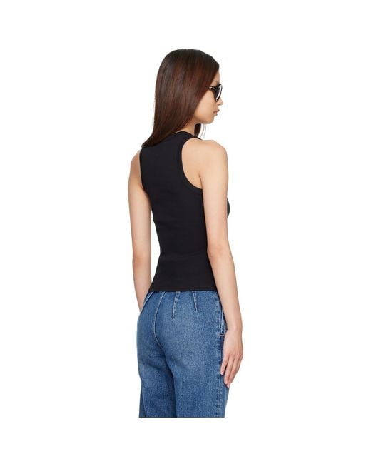 Givenchy Blue Slim Fit Paris' Tank Top