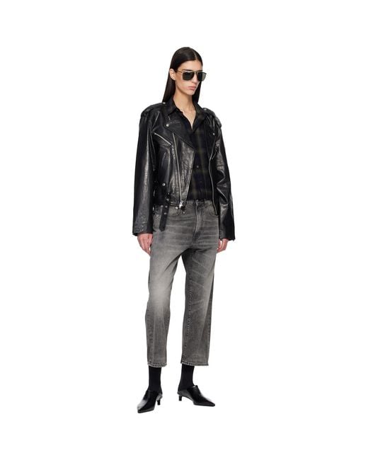 R13 Black X-Boyfriend Jeans