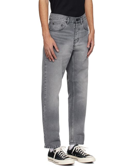 Carhartt Black Gray Newel Jeans for men