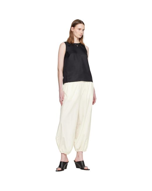 Loulou de Saison Natural Off- Almaya Cocoon Trousers