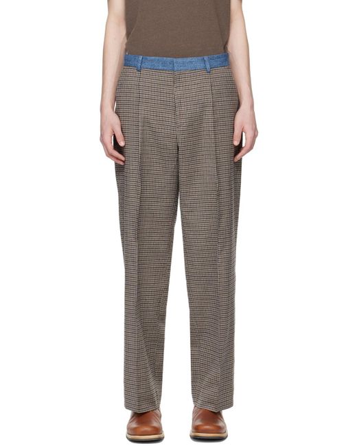Our Legacy Black Multicolor Borrowed Trousers for men