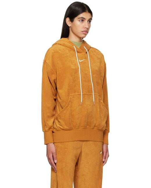 Nike Orange Oversized Hoodie | Lyst