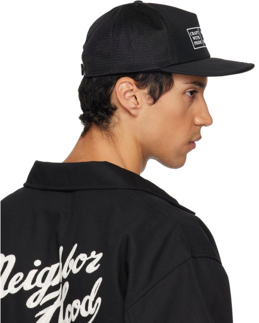 Neighborhood Black Mesh Cap for men