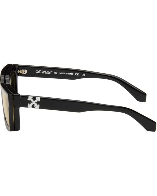 Off-White c/o Virgil Abloh Black Clip-On Sunglasses for men