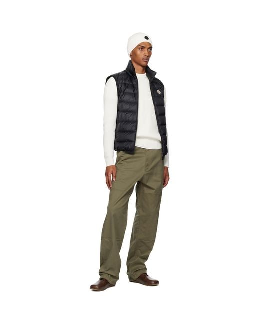 Moncler Black Rocoque Down Vest for men