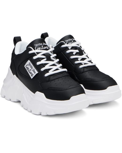 Versace Jeans Couture Black Speedtrack Sneakers